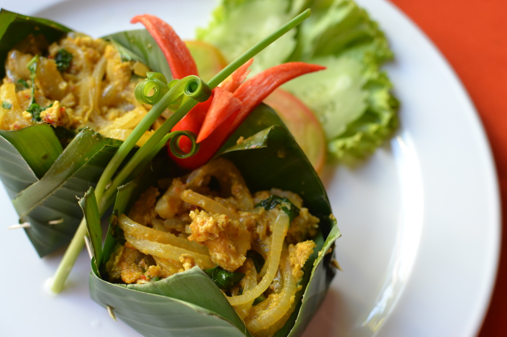 Fish Baked in Curry Custard (Amok)